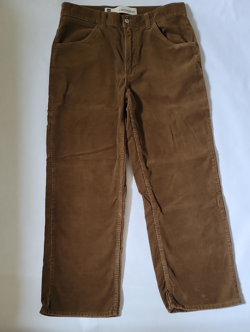 Gap Carpenter Men's Brown Corduroy Work Pants sz 32 X 30